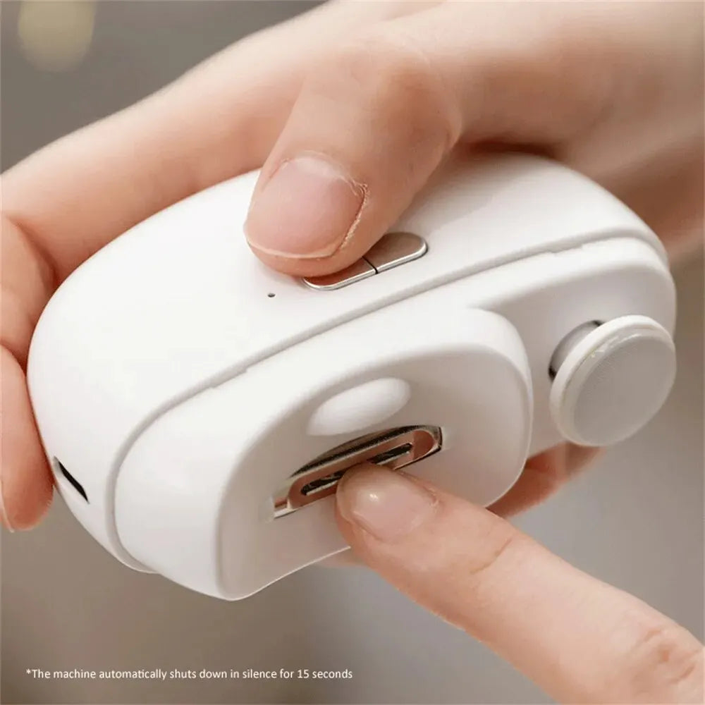 2-in-1 Rechargeable Electric Nail Clipper and Polisher