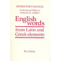 English Words Instructor's Manual - Paperback