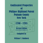 Confiscated Properties of Philipse Highland Patent, Putnam County, New York, 1780-1785, Revised Edition - Paperback
