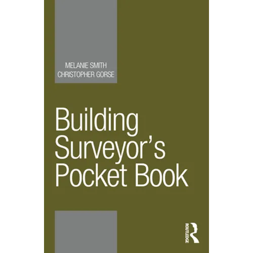 Building Surveyor's Pocket Book - Paperback