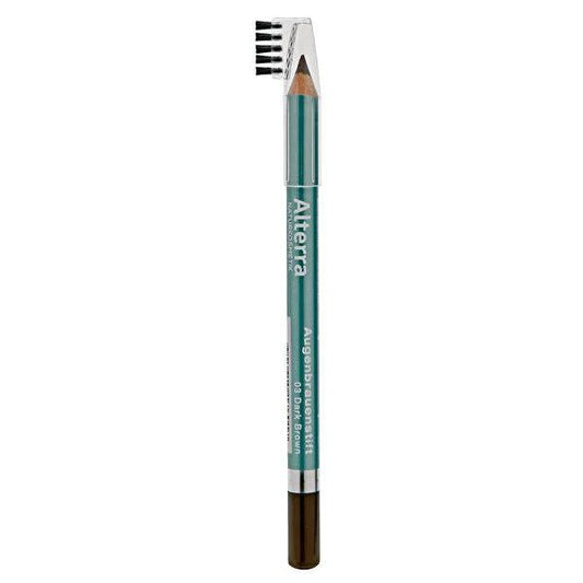 Alterra Vegan Eyebrow Pencil No:03 KoyuKahve - Natural, Dermatologically Tested, Vegan Cosmetic for Enhanced Eyebrow Shape