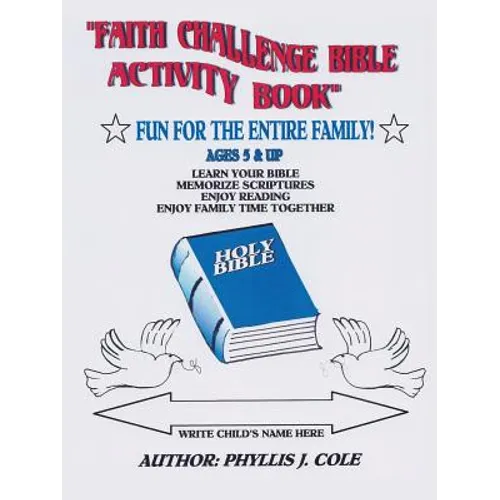 Faith Challenge Bible Activity Book - Paperback