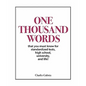 One Thousand Words: That You Must Know For Standardized Tests, High School, University, And Life! - Paperback