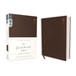 Niv, Journal the Word Bible, Double-Column, Leathersoft, Brown, Red Letter Edition, Comfort Print: Reflect, Take Notes, or Create Art Next to Your Fav - Imitation Leather
