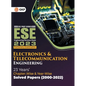 UPSC ESE 2023 Electronics & Telecommunication Engineering - Chapter Wise & Year Wise Solved Papers 2000-2022 - Paperback