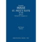 St. Paul's Suite, H.118: Full score - Paperback