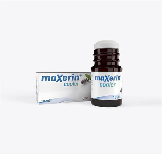 Maxerin Cooling Massage Solution with Peppermint Oil - 0.34 fl oz, Relieves Muscle Tension, Easy Application