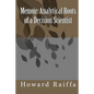 Memoir: Analytical Roots of a Decision Scientist - Paperback