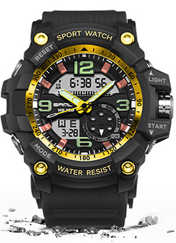 Analog-Digital Sports Watch with LED Backlight - STEVVEX