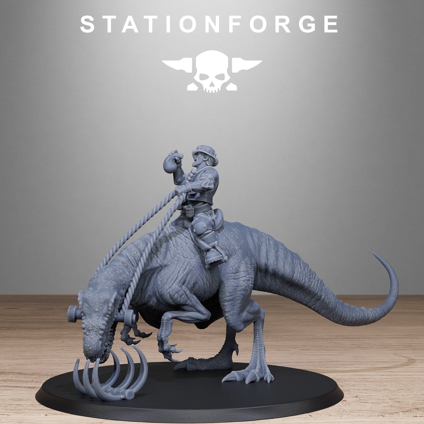 3D Printed GrimGuard Jungle Raptors by Stationforge Miniatures