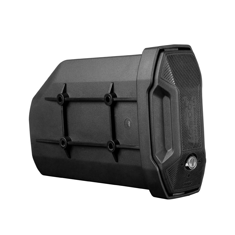 LOBOO Motorcycle Tool Box – Waterproof Engineering Plastic Case with Aluminum Mounting Plate, Lockable Universal Design