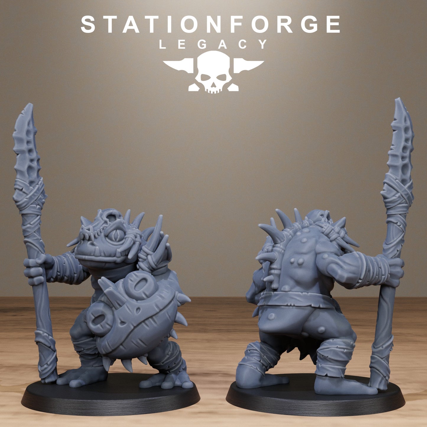 3D Printed Bogkin Heavies by Stationforge Miniatures
