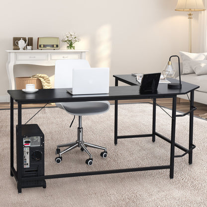 L Shaped Desk Corner Computer Desk PC Laptop Gaming Table Workstation