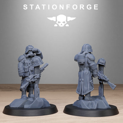 3D Printed GrimGuard Objective Markers by Stationforge Miniatures