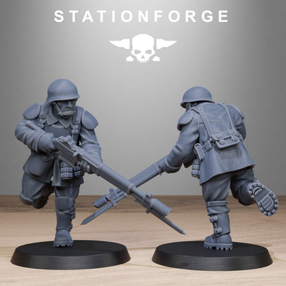 3D Printed FreeGuard Infantry by StationForge Miniatures