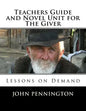Teachers Guide and Novel Unit for The Giver: Lessons on Demand - Paperback