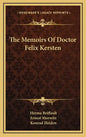 The Memoirs of Doctor Felix Kersten - Hardcover