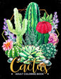 Cactus Adult Coloring Book: Succulents Coloring Pages Relax and Fun - Paperback