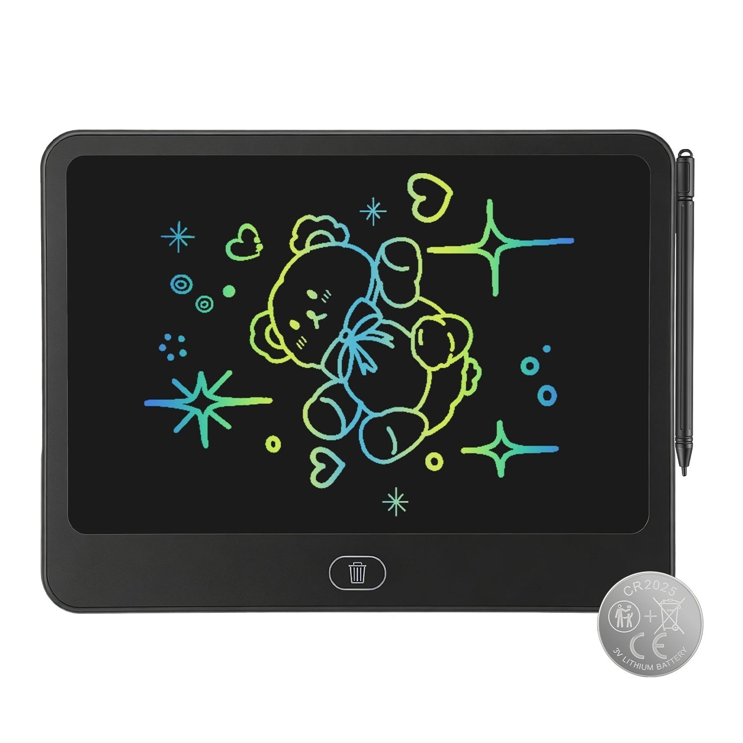 LCD Writing Tablet for Kids with Stylus & Lock Function