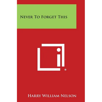 Never to Forget This - Paperback