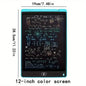 Digital LCD Writing Tablet with Stylus Pen – Reusable Wipeable Dry-Erase Doodle & Drawing Board