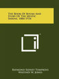 The Book Of Boumi And Story Of The Mystic Shrine, 1884-1934 - Paperback