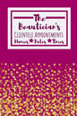 The Beautician's Clientele Appointments: Useful Client Bookings Work log For The Organised Specialist - Paperback