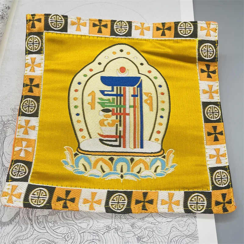Tibetan-Style Buddha & Vajra Altar Cushion Mats