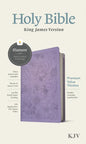 KJV Premium Value Thinline Bible, Filament Enabled (Leatherlike, Garden Lavender, Red Letter) - Imitation Leather