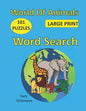 World of Animals Word Search: 101 Puzzles, Large Print - Paperback