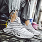 Blade Bottom Men's Trendy Sports Casual Shoes Reflective Lightweight Breathable Running Shoes