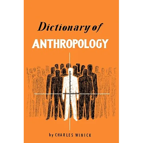 Dictionary of Anthropology - Paperback