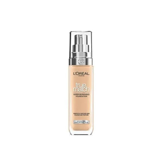L'Oréal Paris True Match Foundation - Natural Coverage, Hydrating, 24-Hour Moisturizing Makeup for Various Skin Tones - 1.01 fl oz