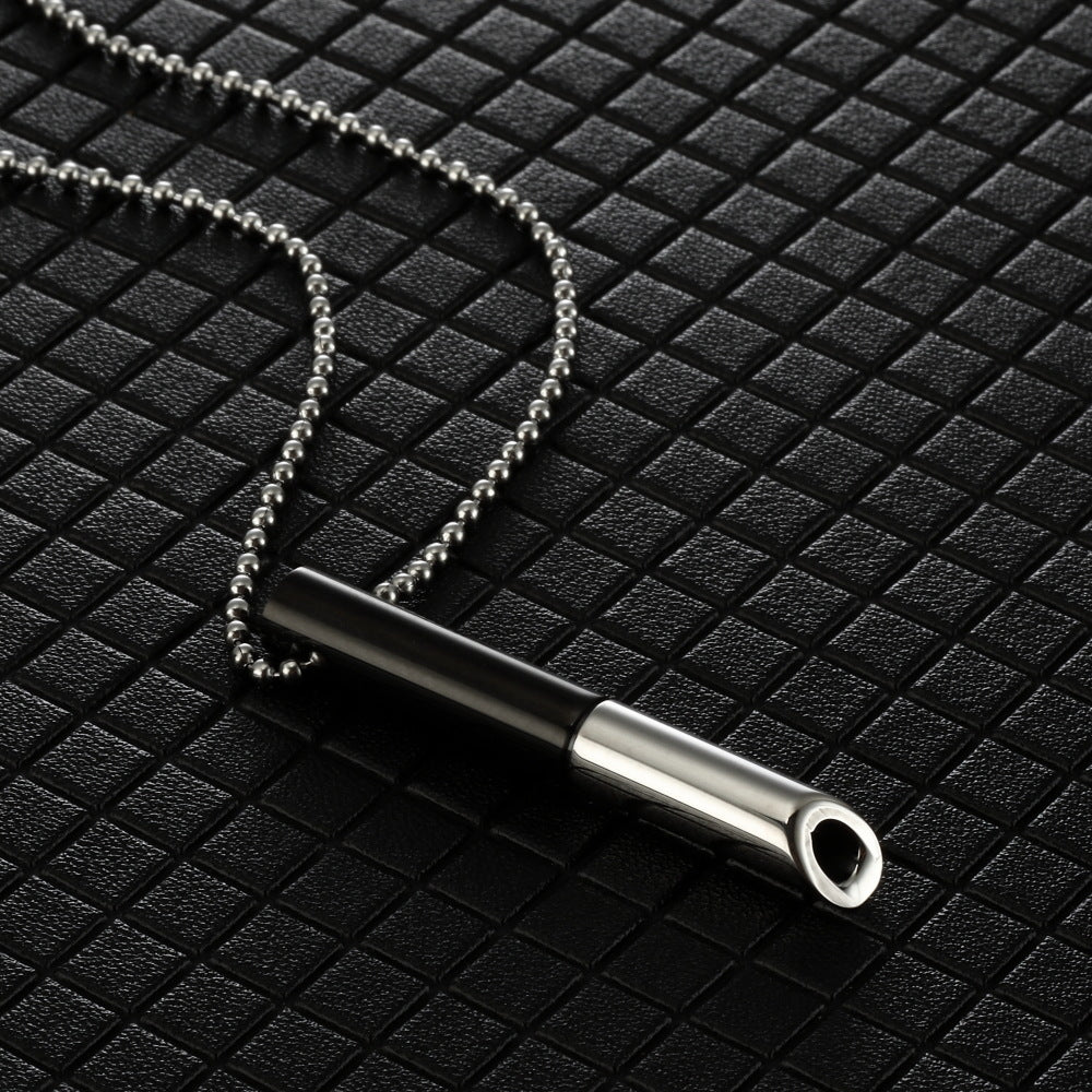 Breath Necklace – Meditation & Stress Relief Pendant with Adjustable Cord