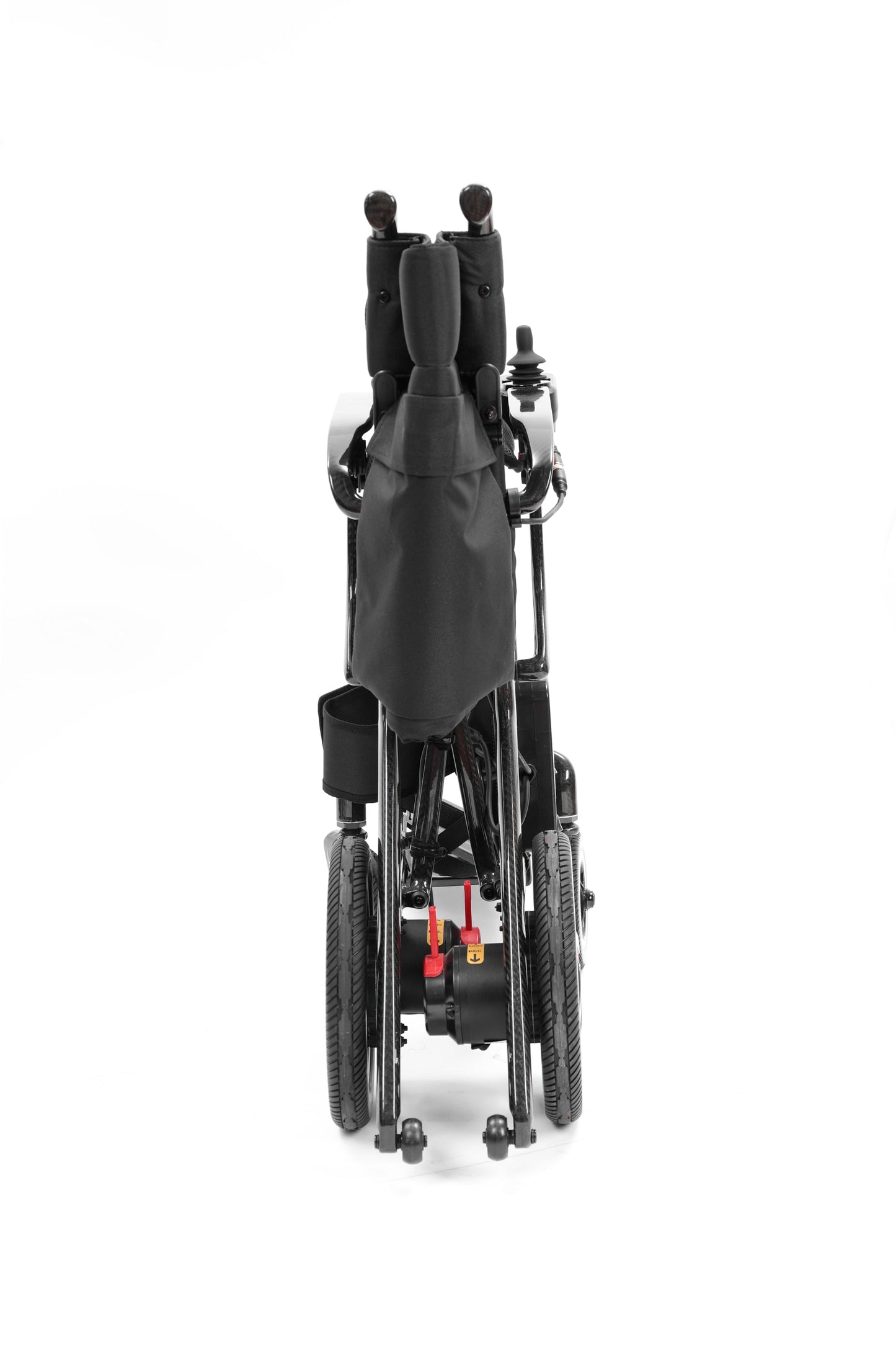 Wheelchair Electric Foldable Carbon Fiber 37 LB 30 Mile Range 38x24x37 In