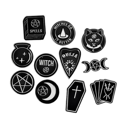 Punk Dark Series Retro Statement Brooch