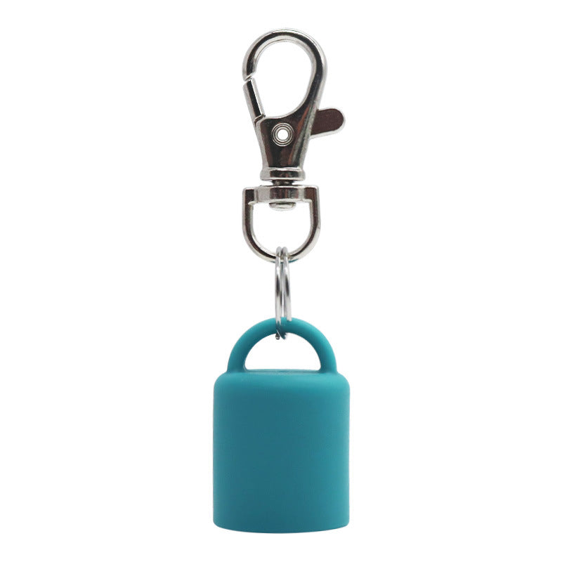 Silicone Universal Lip Gloss Keychain Silicone Cap Lipstick Cover