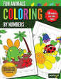 Fun Animals Coloring By Numbers: 50 Animals One-Sided Pages - Paperback