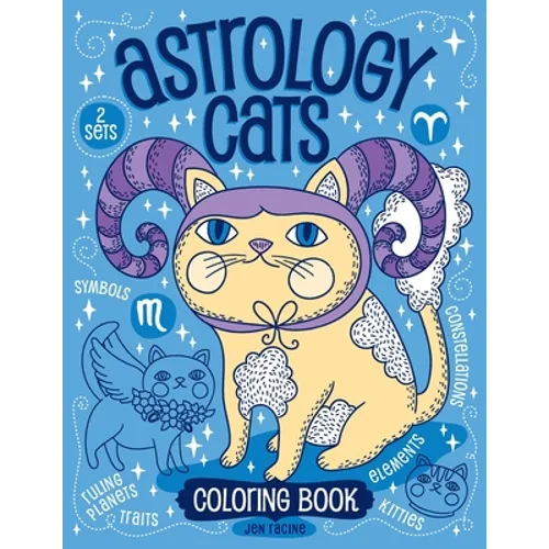 Astrology Cats Coloring Book - Paperback