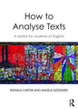 How to Analyse Texts: A Toolkit for Students of English - Paperback