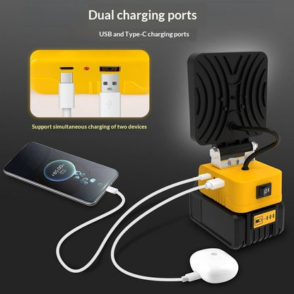 Outdoor Lithium Battery Charging Camping Light A Portable Multi-functional High-brightness Light For Work And Car Repair