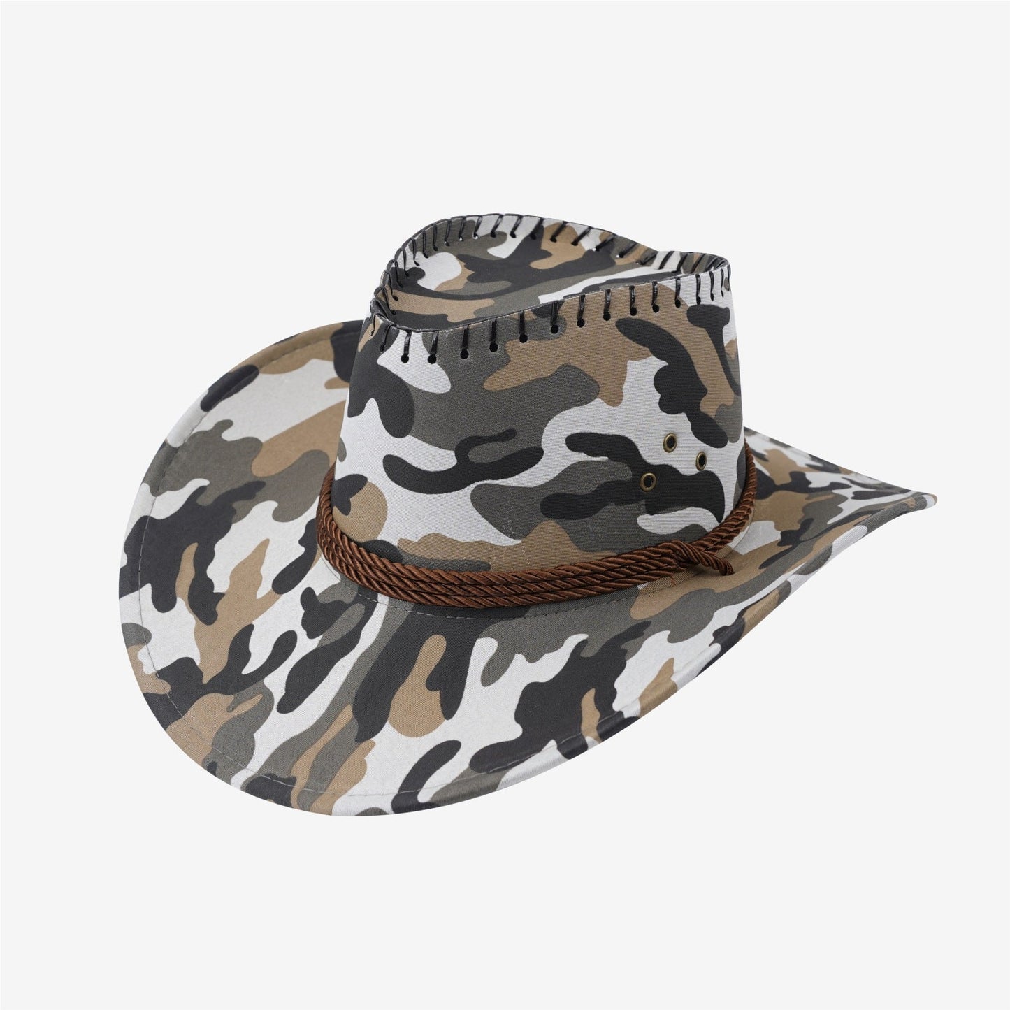 Men's And Women's Cowboy Hats, Sun Protection Hats For Grasslands, Western Cowboy Hats For Couples, Wide-Brimmed Xinjiang Felt Hats With Velvet Surface