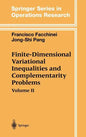Finite-Dimensional Variational Inequalities and Complementarity Problems - Hardcover