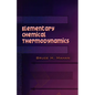 Elementary Chemical Thermodynamics - Paperback