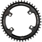 Wolf Tooth Shimano 110 Asymmetric BCD Chainring - 44t 110 Asymmetric BCD 4-Bolt Drop-Stop B For Shimano GRX Cranks BLK
