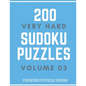 200 Very Hard Sudoku Puzzles Volume 03 - Paperback