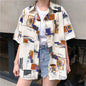 Hong Kong Fenghua shirt women''s short sleeve retro polo shirt