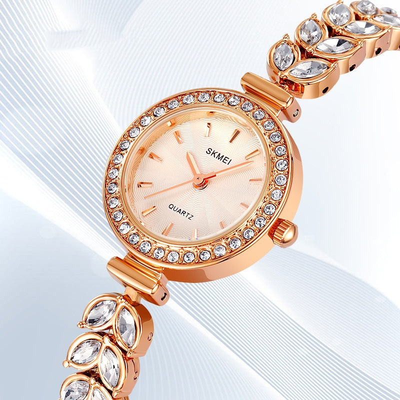 High-appearance-value Diamond-encrusted Ladies Bracelet Watch