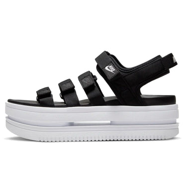 Nike Icon Classic Womens Sandals (DH0224-001BLACK/WHITE-WHITE) Size 12