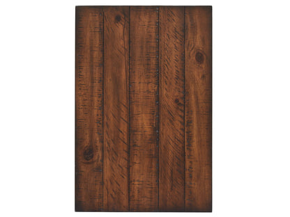 Cottage Lane - Wood Rectangular Chair Side End Table - Coffee